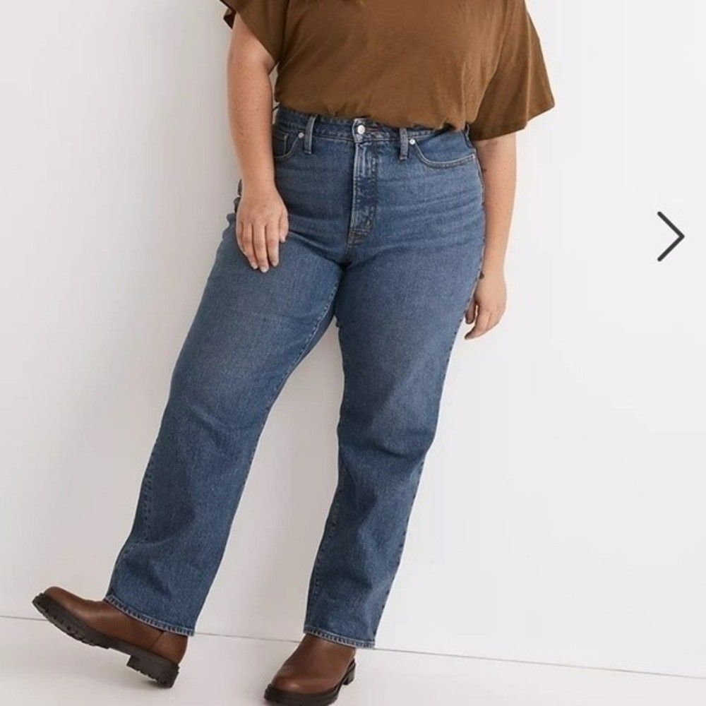 Madewell Womens Plus Sz 38 x 30 Vintage Straight Jean